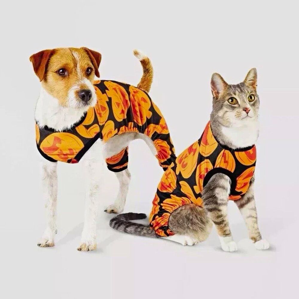 Hyde & EEK! Boutique Halloween Pumpkins Dog and Cat Pet Pajamas